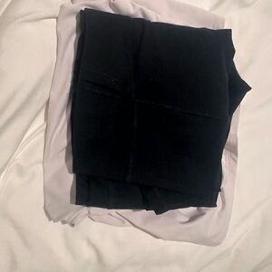 Under Armour bundle. girls white tee shirt and womens black crossover leggings.